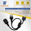 ackacoo 4576114 457-6114 Diagnostic Adapter Cable Kit | Y-Cable for