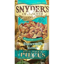 Snyder's of Hanover, Buttermilk Ranch Pretzel Pieces, 11.25oz Bag (Pack of 2)