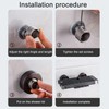 360 Degree Adjustable Angled Bent Foot, Shower Fitting Adapter Adjustable
