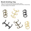 0XBIT Book Binding Rings, Pack of 12 Ring Binder Rings,