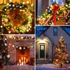AIRIVO Christmas Tree Ball Ornaments, 28ft 25 Bulb Outdoor Christmas