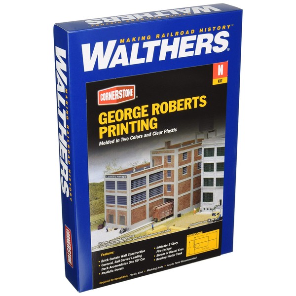 Walthers Cornerstone 933-3231 Steam Modellbau, Hobby, Zusammenbau, detailliert, Aufdruck George