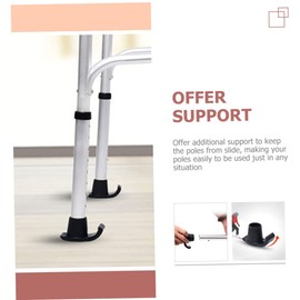 KOMBIUDA 3sets Walker Replacement Gliders Portable Ski Sliders Non-slip Skid Protection 2pcs*3