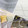 JLXCCHZJ 4 Pcs 12 Inch Heavy Duty Metal Wire Shelf