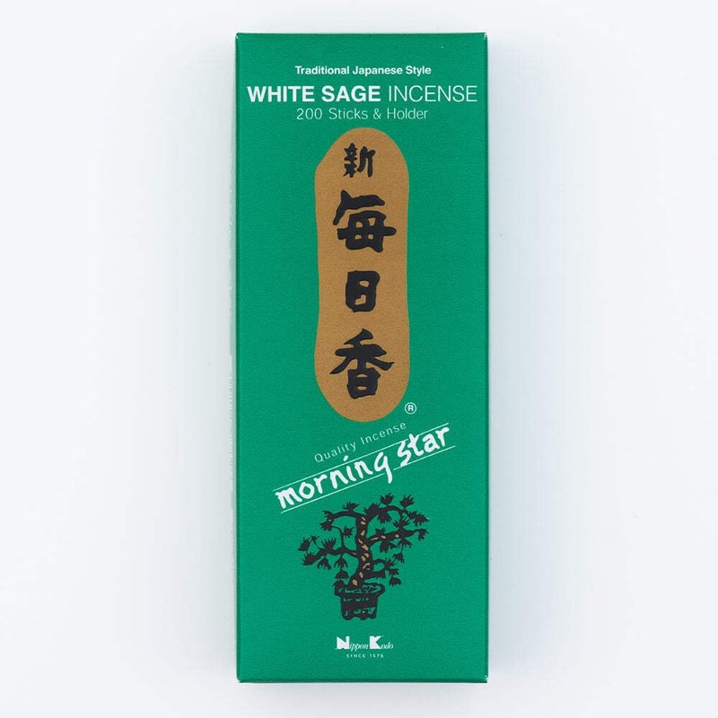 Morning Star - Sage 200 Sticks and Holder by NIPPON