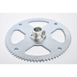 Hub Adapter for 7/8'' Axle & #35 3/8'' Pitch 75T Sprocket 6 Hole fix Drive w keyed Axle Shaft Hub Adapter DIY