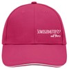 Huuraa Unisex Kappe Schwiegermutter mit Herz Geschenk Pink/White Schwiegermutter Mitbringsel