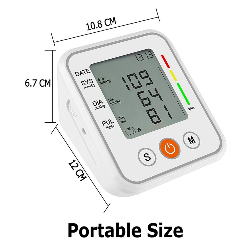 Blood Pressure Monitor Upper Arm Digital BP Machine and Pulse