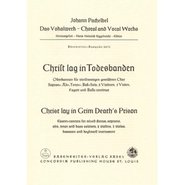 Pachelbel: Christ lay in grim death's prison - Easter Cantata (Full Score)