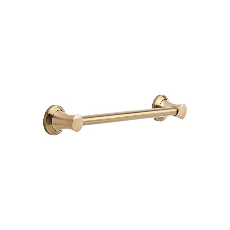 Delta 41718-CZ Transitional Bathroom Safety Grab Bar, 18-Inch, Champagne Bronze