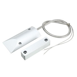 uxcell Rolling Door Contact Magnetic Reed Switch Alarm with 2 Wires for N.O. Applications OC60