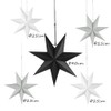 Christmas Folding Star, 7-Point Folding Stars Pack of 5, Paper
