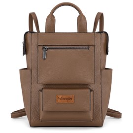 Wrangler Women Backpack Purse Convertible Backpack Vegan Leather Ladies Anti Theft Backpack WG161-91123KH
