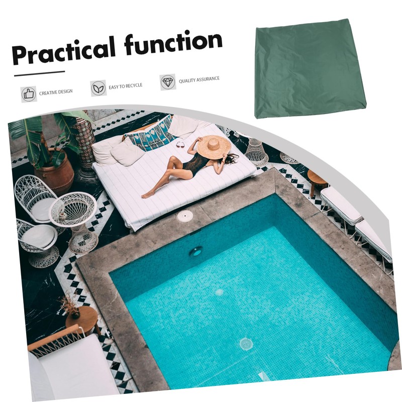 CAXUSD Protective Inflatable Pool Cover for Home Pools Spa Lid