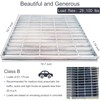 MASSLUNT Galvanized Steel Drain Grate, 20x20 Outdoor Drain Cover, B