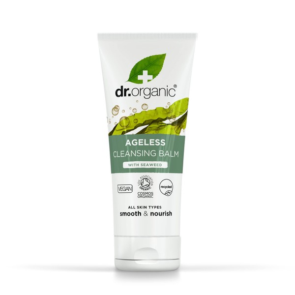 Dr Organic Ageless Cleansing Balm with Organic Seaweed, Moisturising, Fine