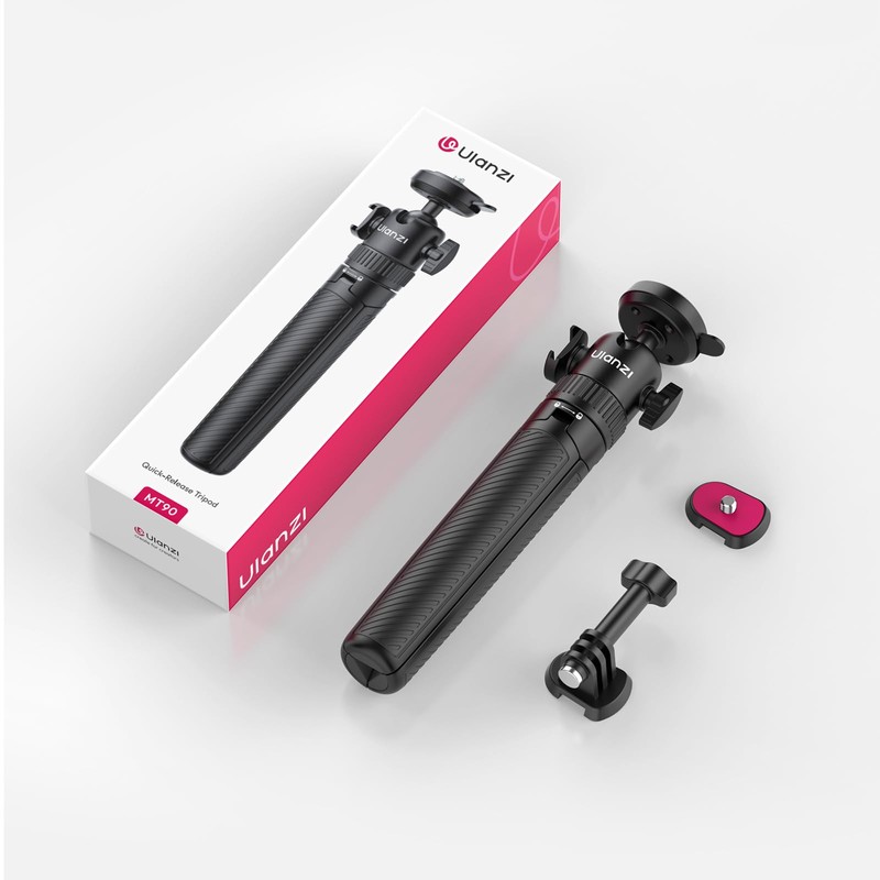 Ulanzi MT-90 Camera Tripod, GoPro Tripod, Pocket3 Tripod, Smartphone Tripod,
