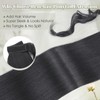 Benehair Long Straight Ponytail Hairpiece, Synthetic Hair Extensions, Braid Ponytail