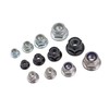 JYTDBCS M6 Color Aluminum Alloy Nut Nylon Ring 20 Pieces