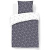Vision - Hugo Reversible Bed Linen, Grey - Duvet Cover,