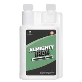 Almighty Iron | Makes up to 50 gallons & Covers Up to 50,000 sq. ft. | Liquid Iron - 10% Iron Amino Acid Complex | Foliar Applied Iron for Plants | - Size: 32 fl oz