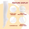 Buauty 4 Pairs Slouchy Socks for Women, Knee High Tube