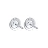 Elli Women's Earrings Spiral Basic Modern with Crystal in 925