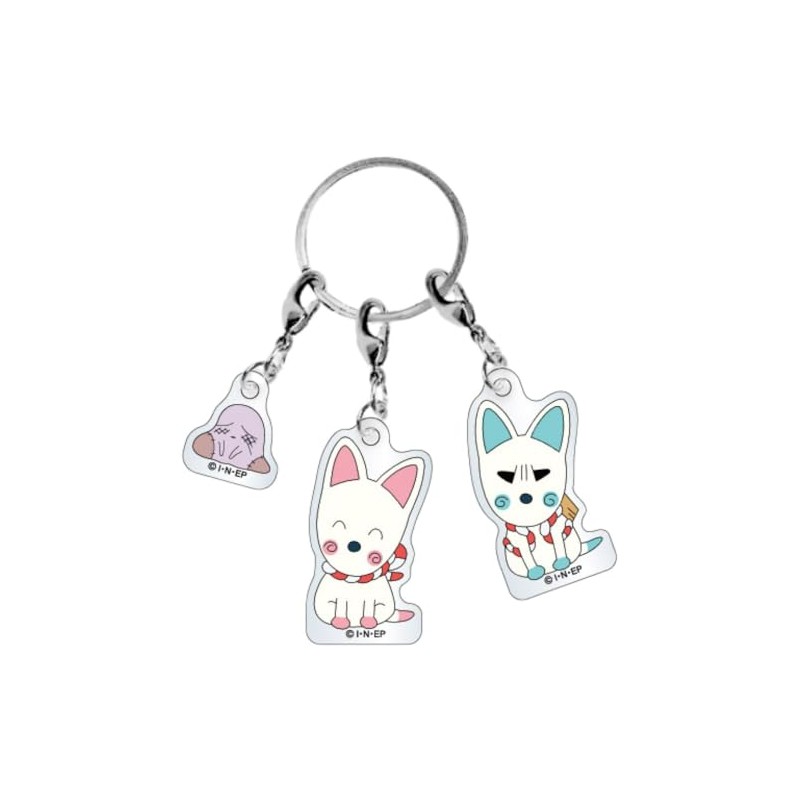 Ojaru Maru 3 Row Acrylic Key Chain Gekko Nakama