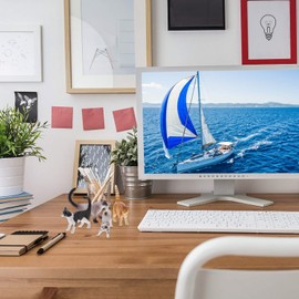 NUOBESTY Miniature Cat Figurines, Mini Resin Cat Model Ornaments Moss Landscape Simulation Cat Craft for DIY Dollhouse Desktop Decoration 4pcs