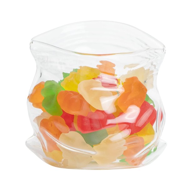 Restaurantware 8 Ounce Glass Zipper Bag, 1 Small Glass Bag