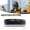 Soman 3 Snap Bubble Visors, Snap On Bubble Face Shield