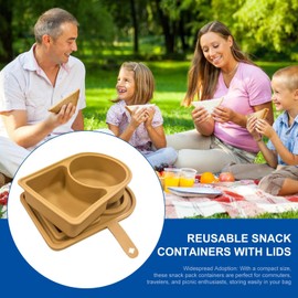 Dipping Containers | Sauce Condiment and Dip Containers | Dishwasher Safe Kitchen Refrigeration Storage Boxes for Sauce Food Vegetables Portion Control