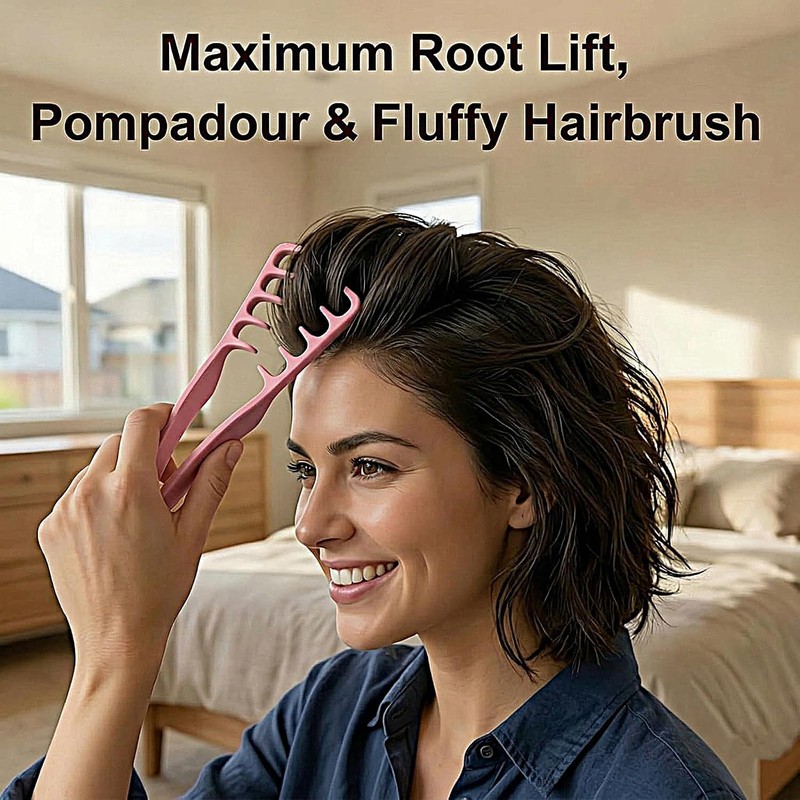 4-Pack Volumizing Comb, Hair Root Lifter Comb for Fluffy Styling,