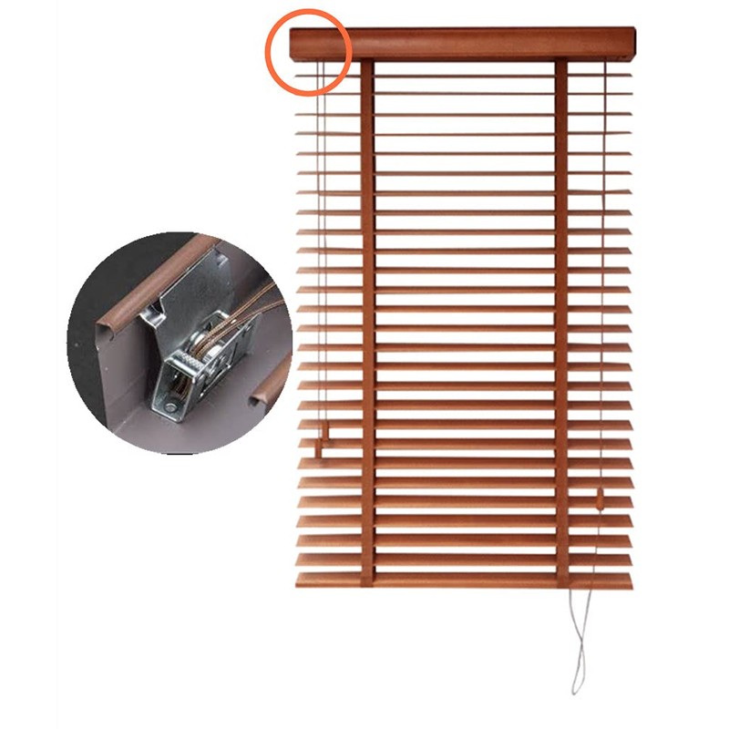 2pcs Cord Lock Mechanism for 2" Low Profile Horizontal Wood