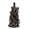 Cane Companions Frog On Bullrush Stake Topper - Handmade Flower