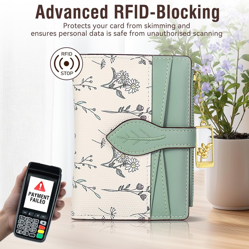 Lapensa Wallets for Women- RFID Blocking- Soft PU Leather Bifold