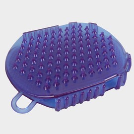Roma Glitter Double Sided Massage Mitt, Purple