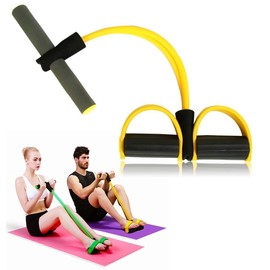 Itian Home Fitness Resistance Bands Foot Pedal Exerciser Bodybuilding Expander