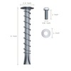 BoltHold - SP10-38 Zinc-Plated Asphalt Anchor (5/8" x 6") -