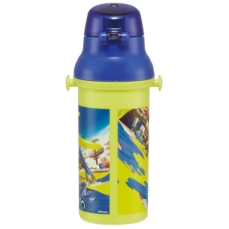 Skater PSB5SANAG-A Water Bottle, 16.9 fl oz (480 ml), Splatoon