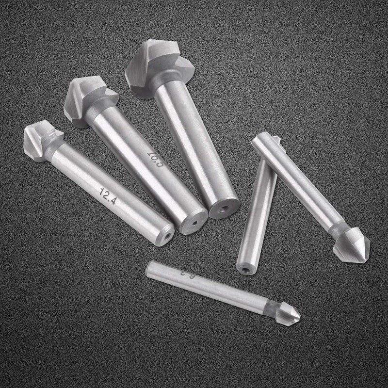 Juego de brocas avellanadoras, avellanador práctico, avellanador de aluminio de