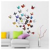 Jaamso Royals 'Multicolor 3D Butterflies' Wall Sticker 4 Combo of