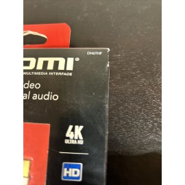 RCA HDMI Cable, Ultra Thin, 4K Ultra HD, 6-Ft. -DH6THE HD video/Digital Audio NIB