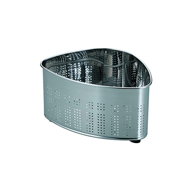 Pearl Metal HB-4160 Triangle Corner, Deep Type, Antibacterial, Stainless Steel,