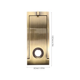 Door Integrated Peephole Front Door Security Viewer Home Office Hotel Satin Nickel Finish