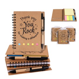 Thank You Gifts, Teacher Appreciation Gift With Sticky Note Notepad, Motivational Pens And Gift Bags, 4Sets Thank You Gift For Teacher, Nurse, Coworker, Employee Appreciation Gifts, Graduation Gifts