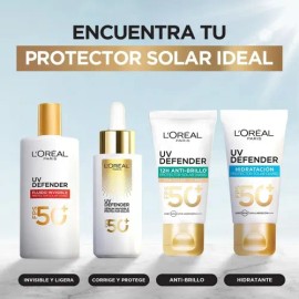 Bloqueador Uv Defender Antibrillo Tono Claro Spf50 40g                                                                                                