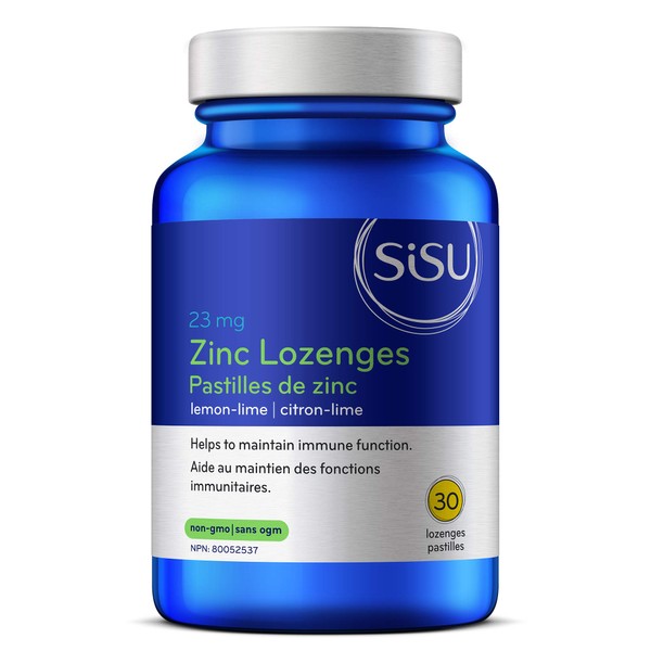 Sisu Zinc Lozenges, 30 Lozenges - High-Potency Zinc Lozenges -