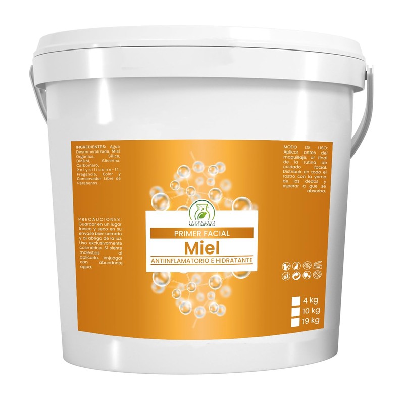 Gel Hidratante Facial De Miel Rápida Absorción 4 Kilos Productos