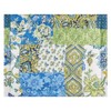 Collections Etc Alexandria Floral Patchwork Quilted Pillow Sham